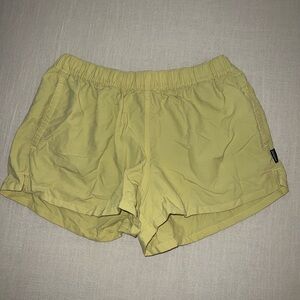 Women's Patagonia Barely Baggies Shorts 2.5” Yellow Size M